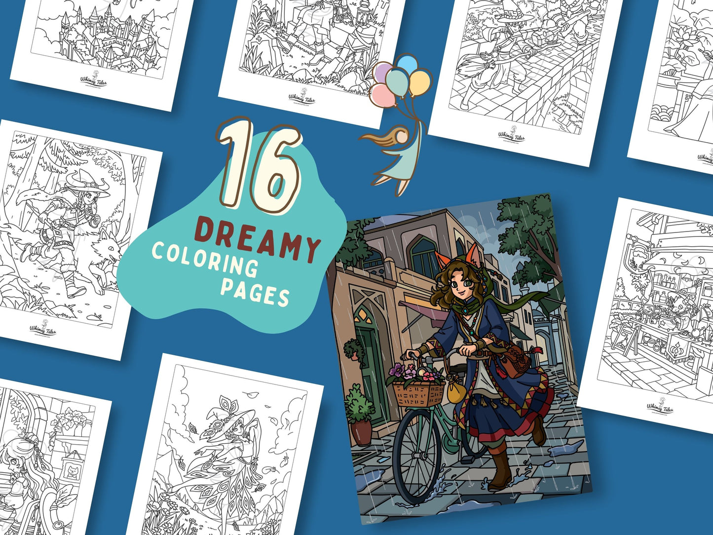 Witchy Dreams Volume 2 - A Coloring Book of Cozy Spells & Magical Moments