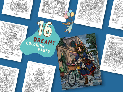 Witchy Dreams Volume 2 - A Coloring Book of Cozy Spells & Magical Moments