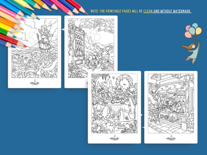 Witchy Dreams Volume 2 - A Coloring Book of Cozy Spells & Magical Moments
