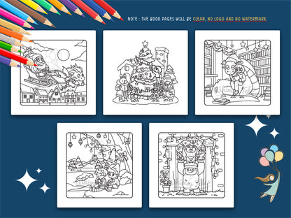 Wynterra - A Christmas Fantasy Coloring Book of Cozy Holiday Tales
