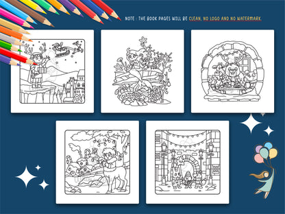 Wynterra - A Christmas Fantasy Coloring Book of Cozy Holiday Tales